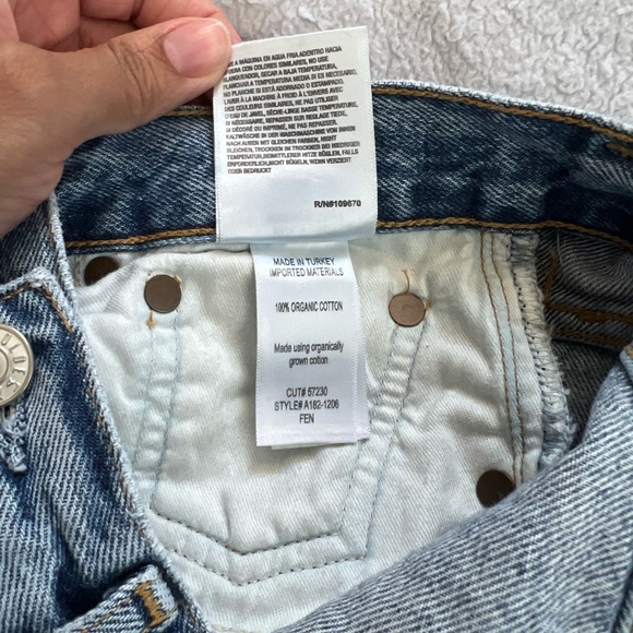 Agolde 90’s Pinch Waist high rise straight leg jeans in backdrop size 26 - Picture 9 of 10